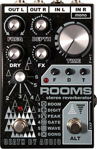 Death By Audio Rooms Reverb - PÉdale Reverb / Delay / Echo - Main picture