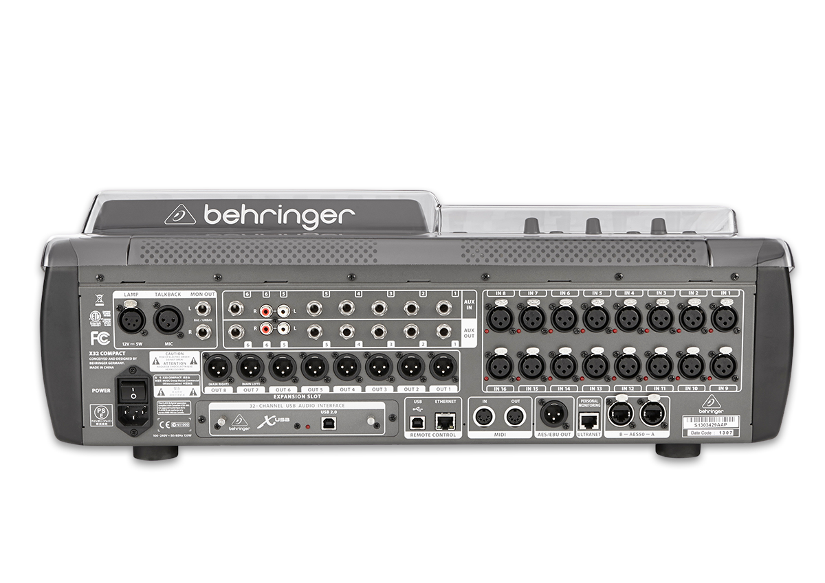 Decksaver Behringer Pro X32 Compact Cover - Capot Protection Dj - Variation 1