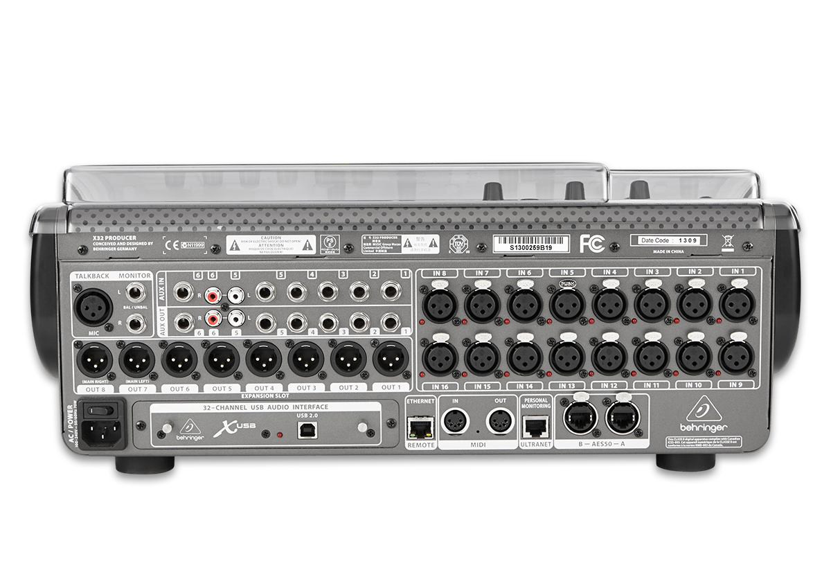 Decksaver Behringer Pro X32 Producer Cover - Capot Protection Dj - Variation 1
