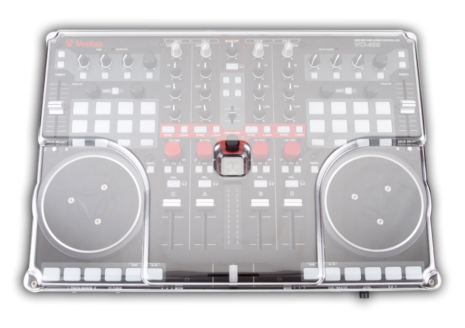 Decksaver Coque De Protection Pour Vestax Vci-400 Cover - Capot Protection Dj - Variation 1