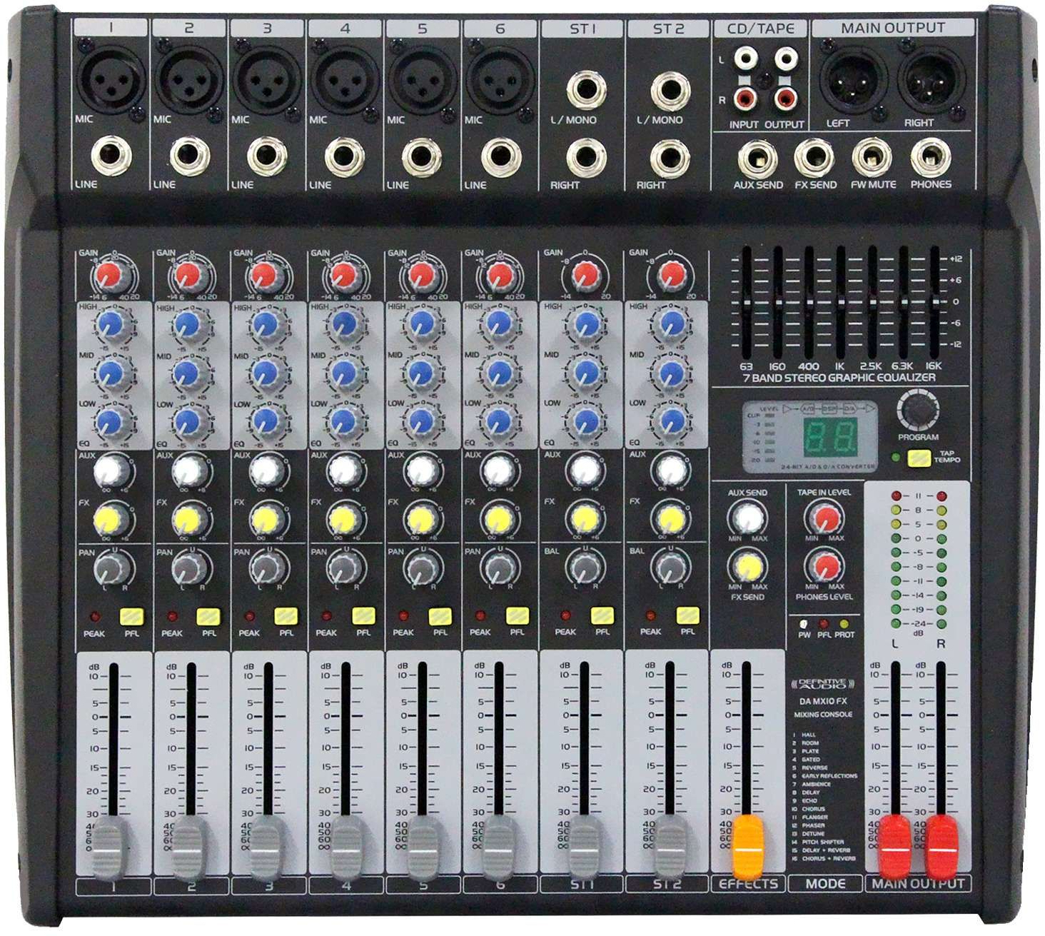 Definitive Audio Da Mx10 Fx2 - Table De Mixage Analogique - Main picture