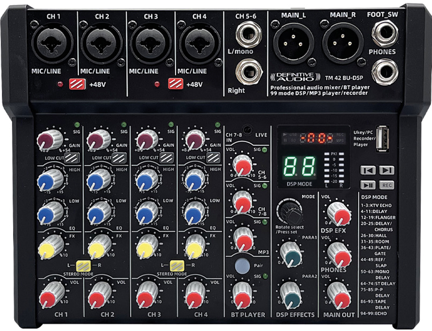 Definitive Audio Tm 42 Bu-dsp - Table De Mixage Analogique - Main picture