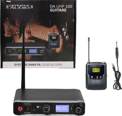 Micro hf instruments Definitive audio DA UHF 100 GUITARE