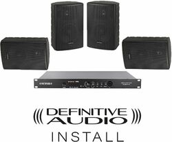 Enceinte sono passive Definitive audio Pack Install Resto Black V2