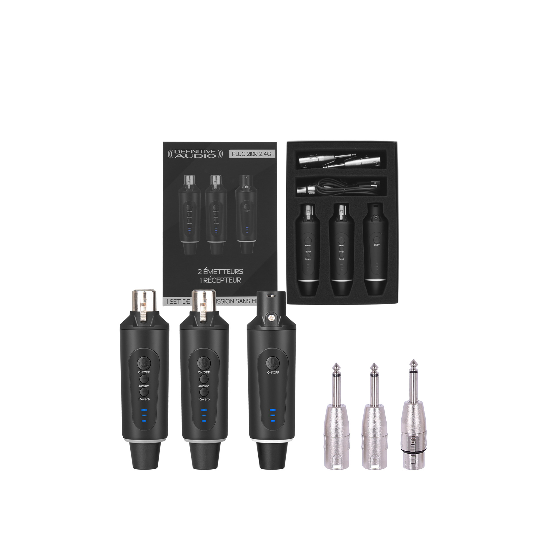 Definitive Audio Plug 210r 2.4g - Ensemble Émetteur RÉcepteur Hf - Variation 6