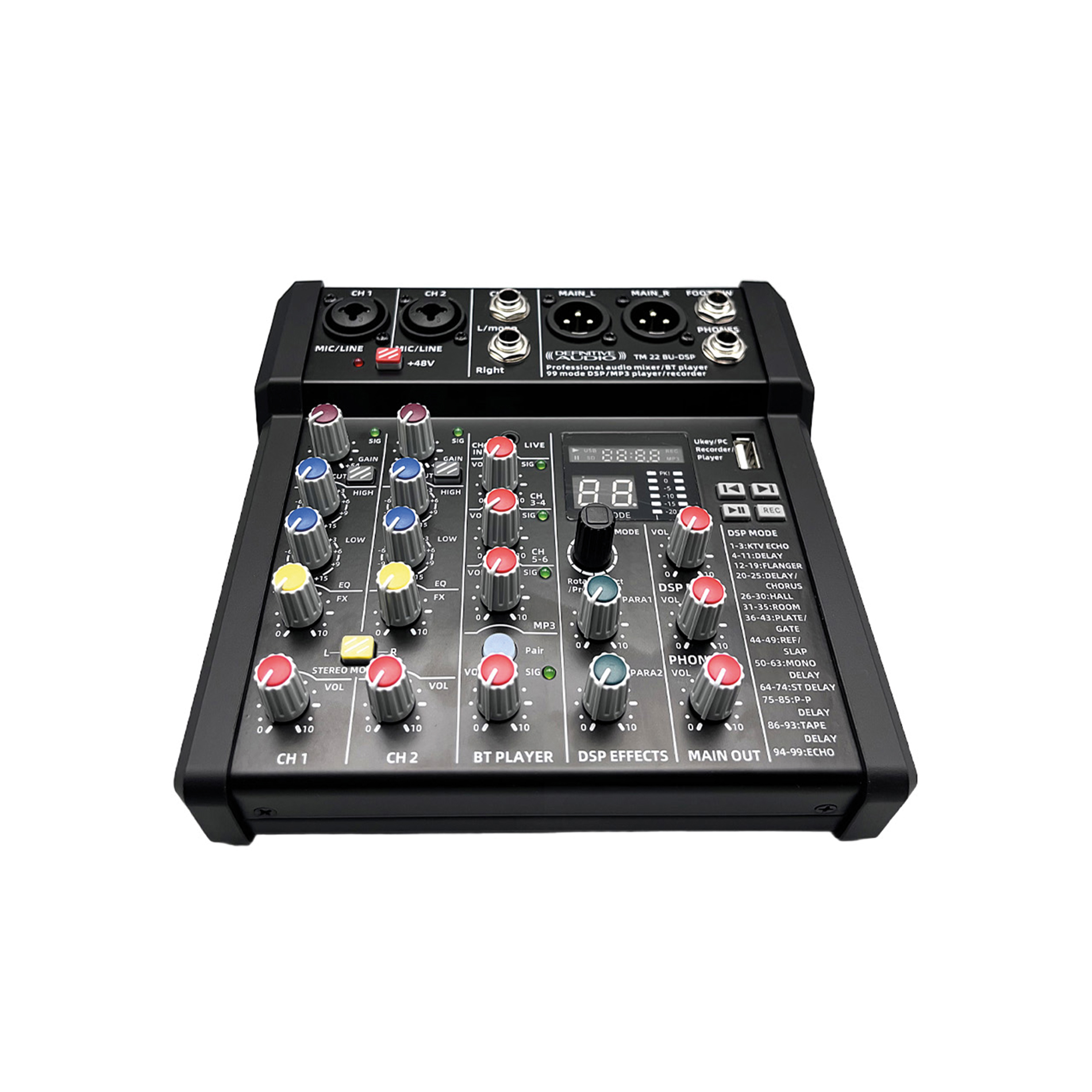 Definitive Audio Tm 22 Bu-dsp  + Micro Xd410 X-tone - Table De Mixage Analogique - Variation 1