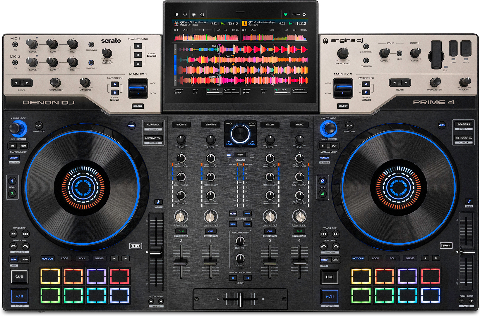 Denon Dj Prime4 G2 - ContrÔleur Dj Autonome - Main picture