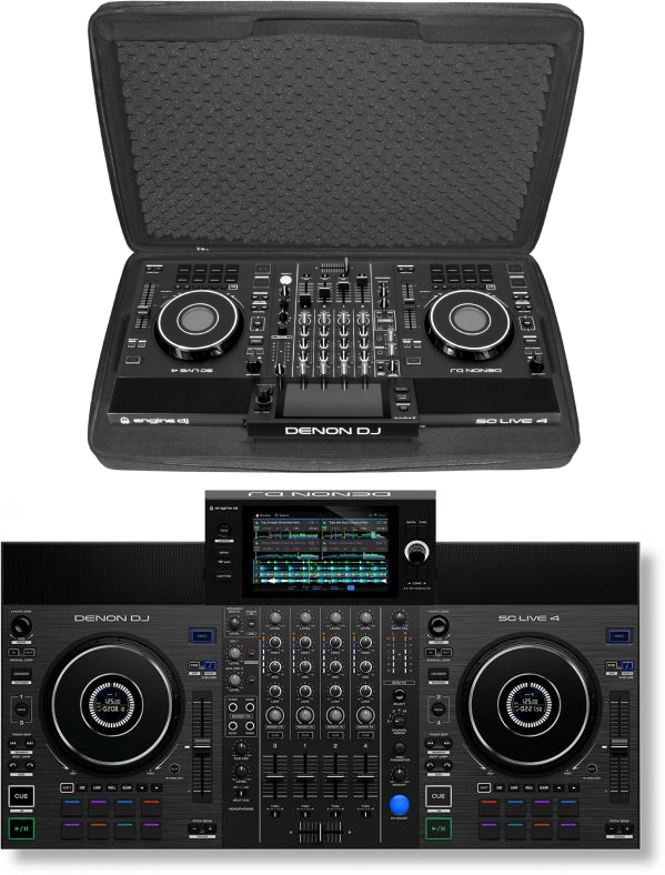 Denon Dj Sc Live 4  + U 8319 Bl (sc Live 4) - Pack Dj Avec Housse/flight/decksaver - Main picture