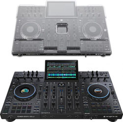 Pack dj avec housse/flight/decksaver Denon dj PRIME 4 + (+Decksaver)