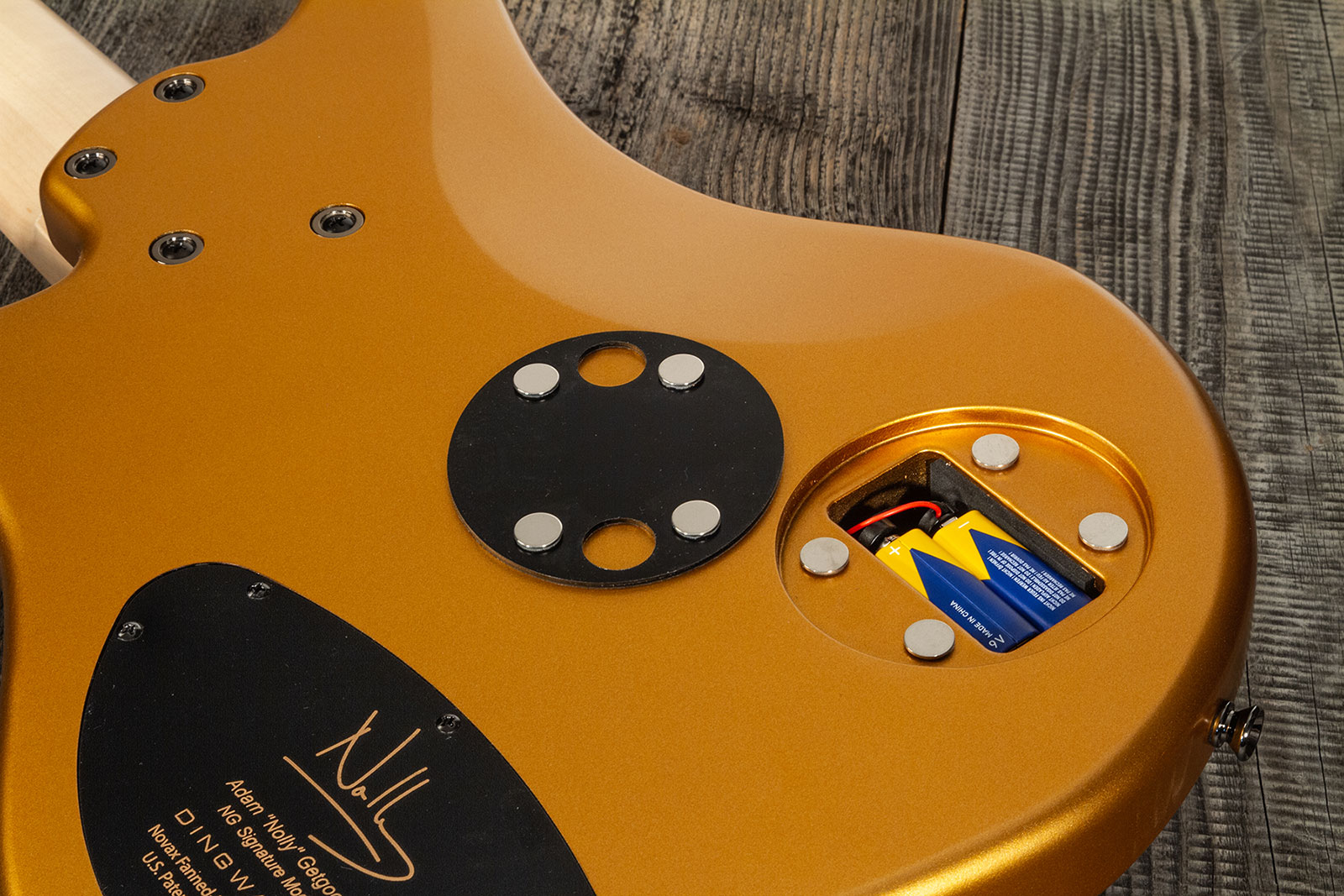 Dingwall Adam Nolly Getgood Ng2 5c Signature 2pu Active Mn - Gold Matte - Basse Électrique Solid Body - Variation 6