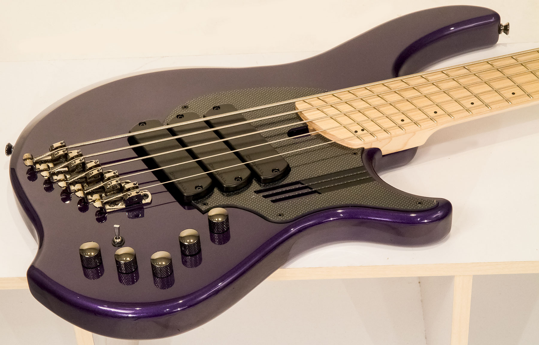 Dingwall Adam Nolly Getgood Ng3 5c Signature 3pu Active Mn - Purple Metallic - Basse Électrique Solid Body - Variation 1