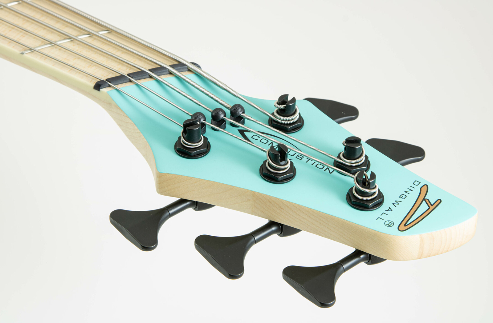 Dingwall Adam Nolly Getgood Ng3 5c Lh Signature Gaucher 3pu Active Mn - Matte Celestial Blue - Basse Électrique Solid Body - Variation 3