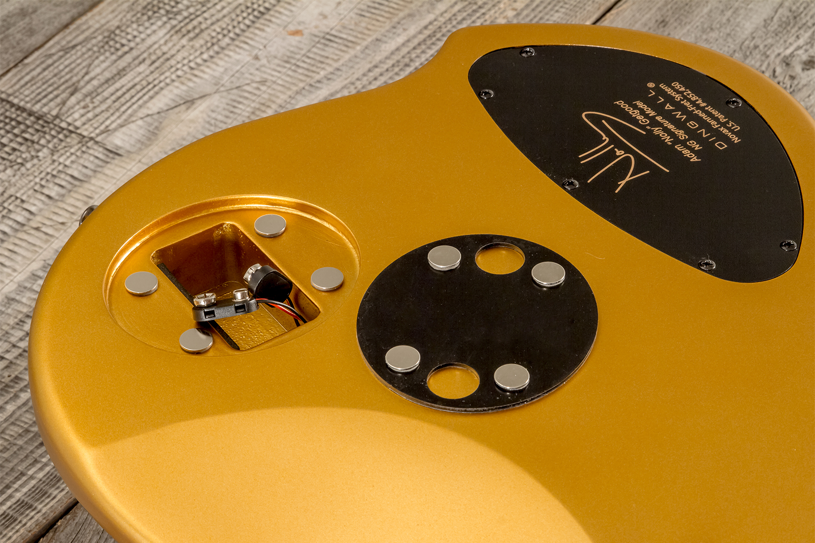 Dingwall Adam Nolly Getgood Ng3 5c Signature 3pu Active Mn - Gold Matte - Basse Électrique Solid Body - Variation 8