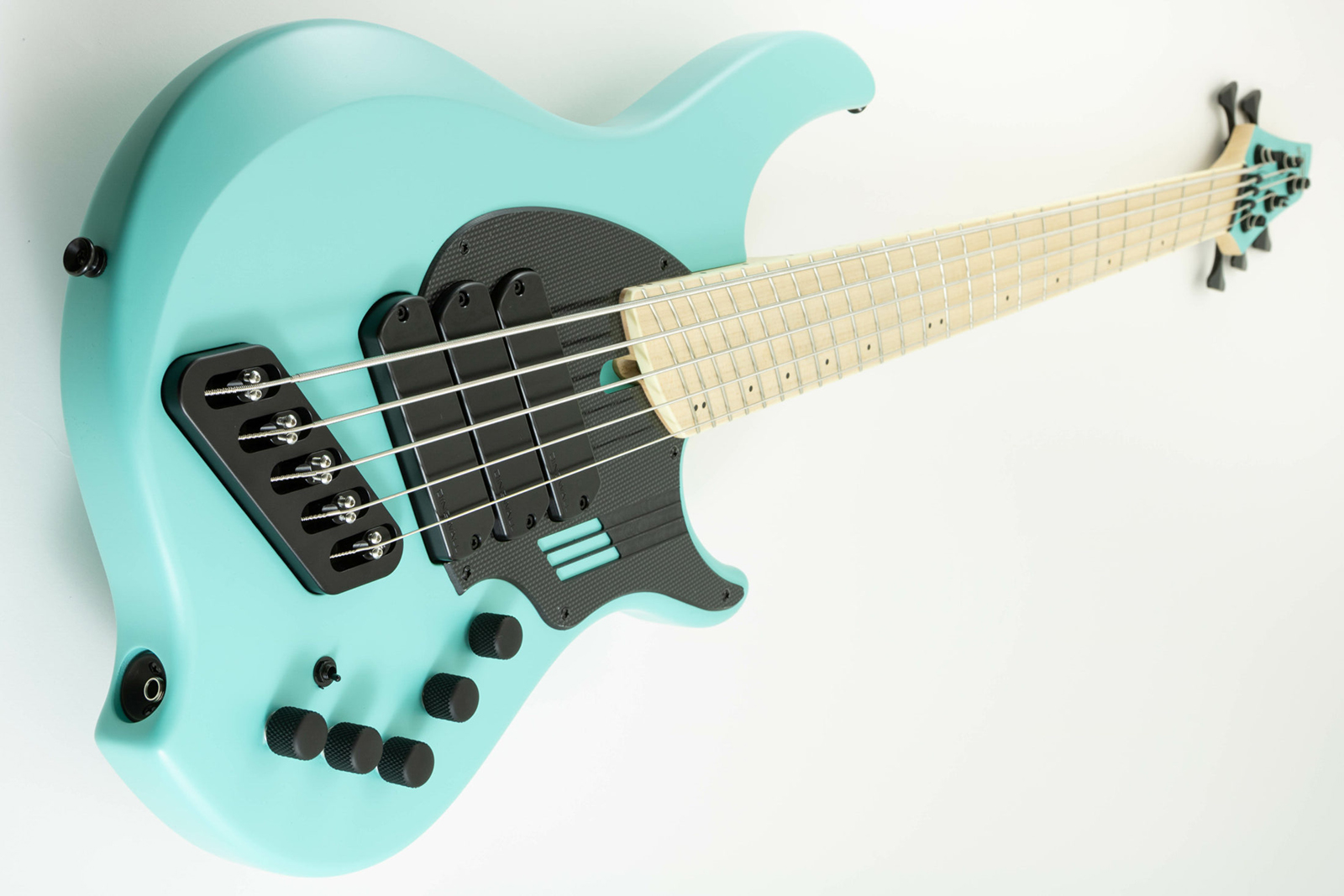 Dingwall Adam Nolly Getgood Ng3 5c Signature 3pu Active Mn - Matte Celestial Blue - Basse Électrique Solid Body - Variation 2
