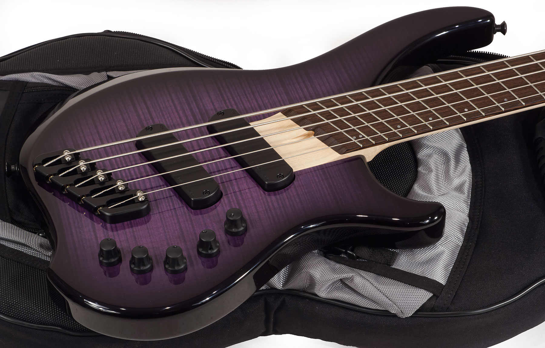 Dingwall Afterburner I 5 2-pickups Wen +housse - Purple Blackburst - Basse Électrique Solid Body - Variation 1