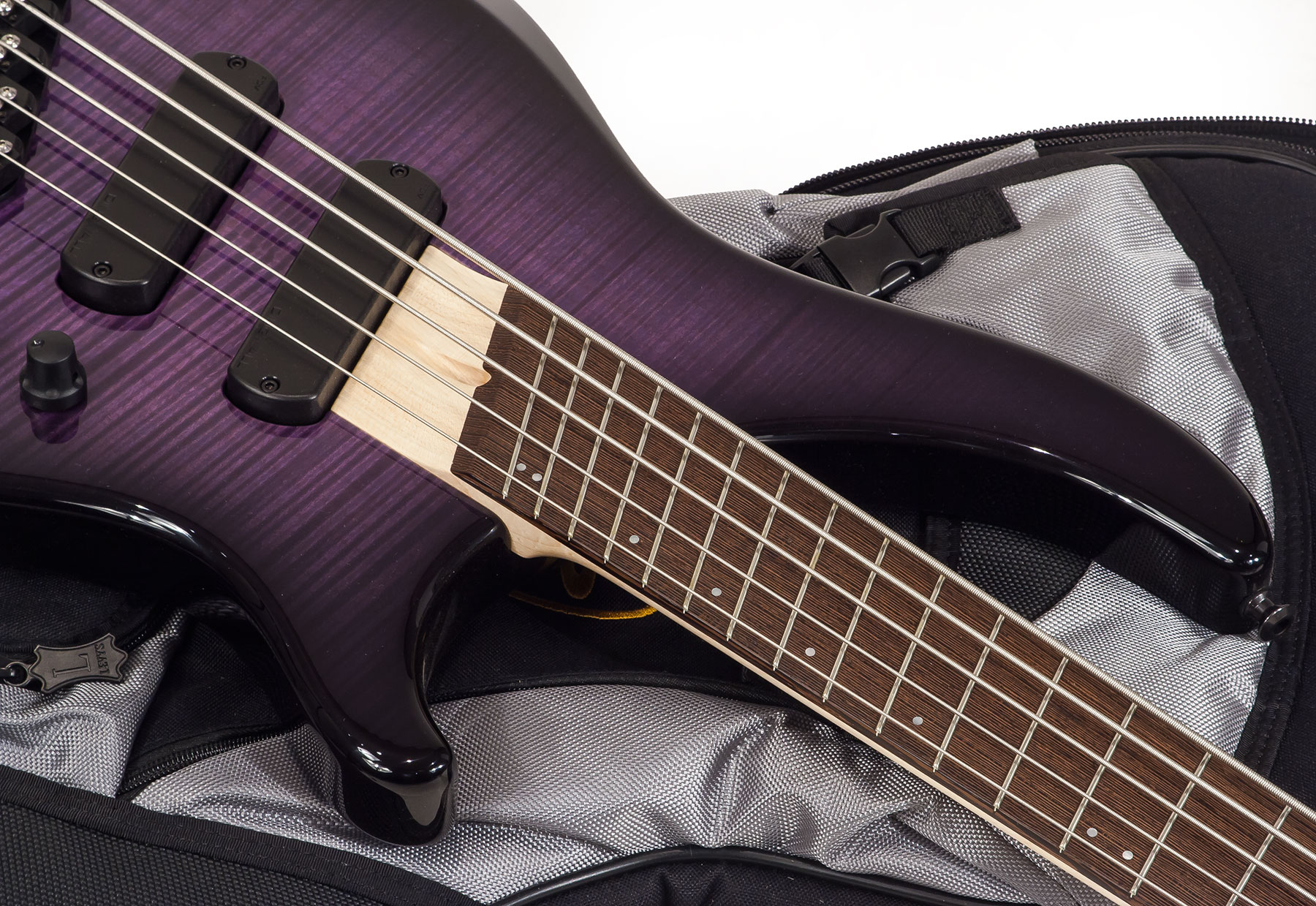 Dingwall Afterburner I 5 2-pickups Wen +housse - Purple Blackburst - Basse Électrique Solid Body - Variation 2