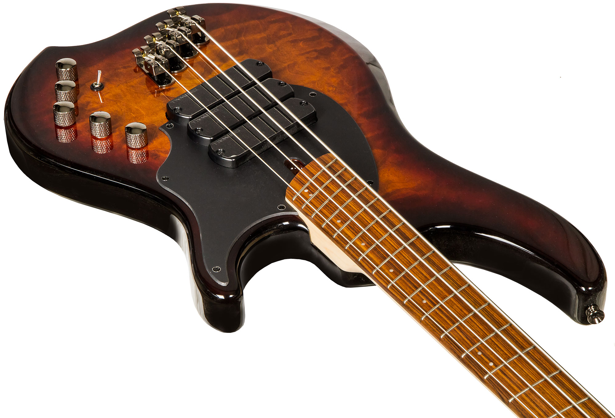 Dingwall Combustion Cb3 4c 3pu Active Pf - Vintage Burst - Basse Électrique Solid Body - Variation 2