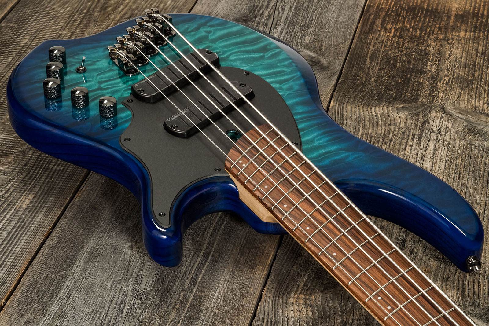 Dingwall Combustion Cb2 5c 2pu Active Pf - Whalepool Burst - Basse Électrique Solid Body - Variation 2