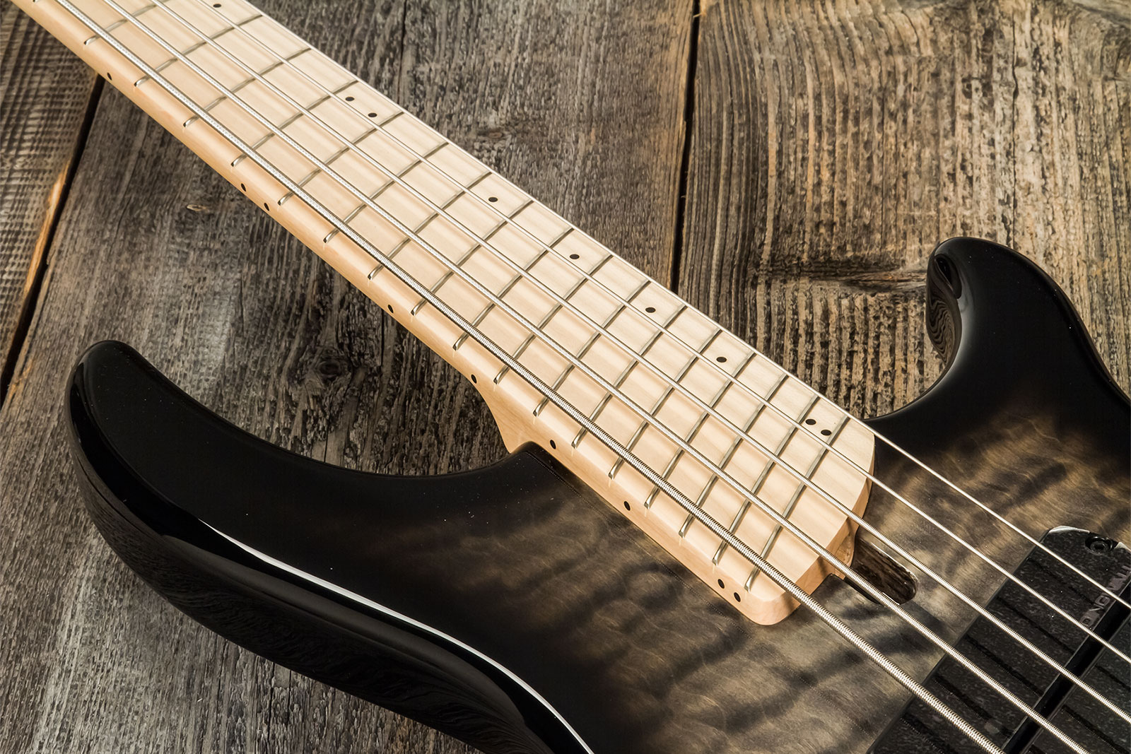 Dingwall Combustion Cb3 5c 3pu Active Mn - 2-tone Blackburst - Basse Électrique Solid Body - Variation 3