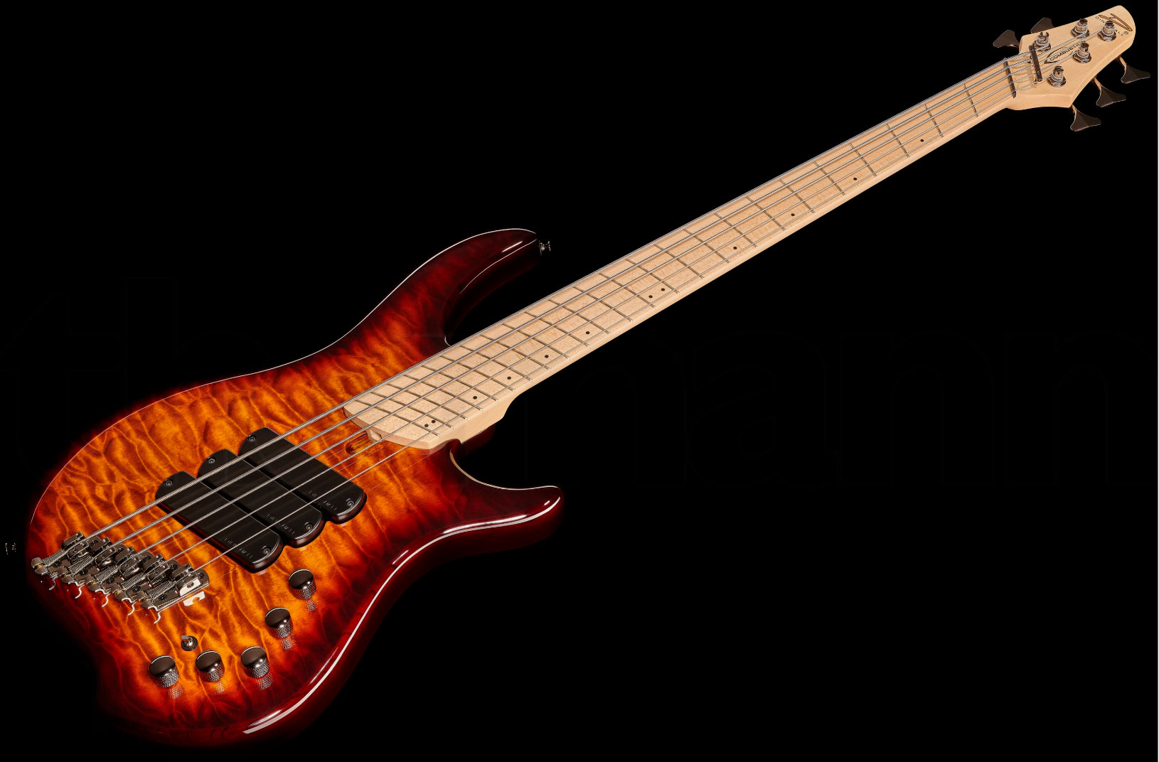 Dingwall Combustion Cb3 5c 3pu Active Pf - Vintage Burst Gloss - Basse Électrique Solid Body - Variation 1