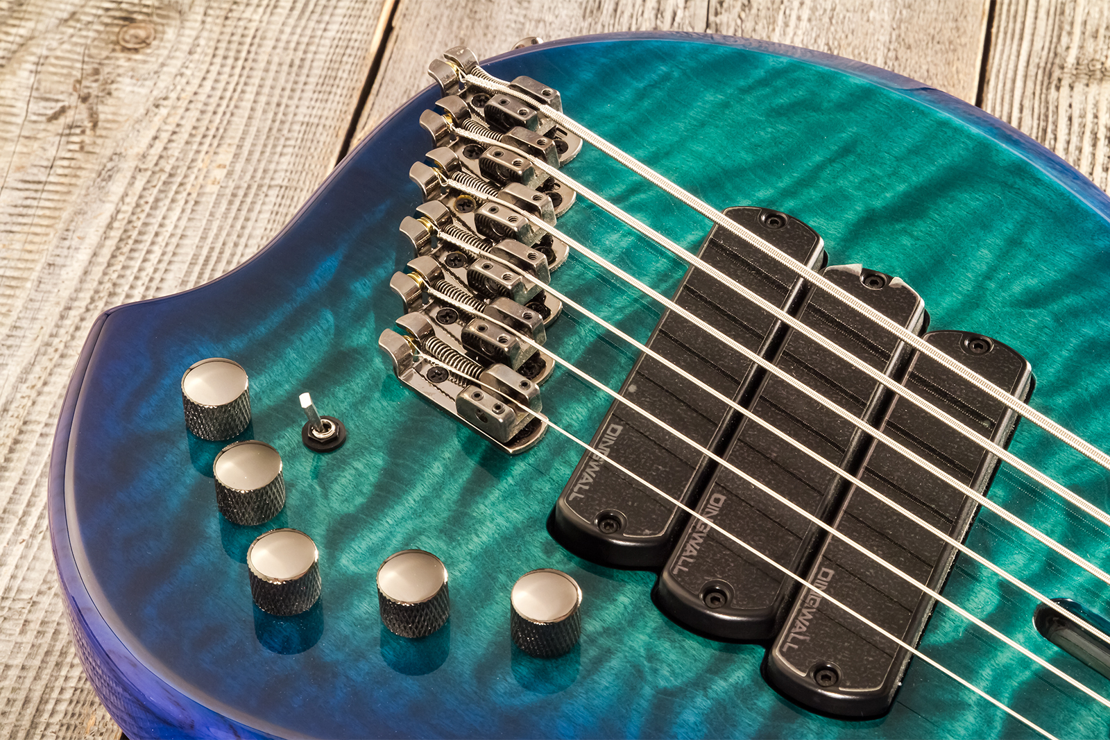 Dingwall Combustion Cb3 6c 3pu Active Pf - Whalepool Burst - Basse Électrique Solid Body - Variation 3