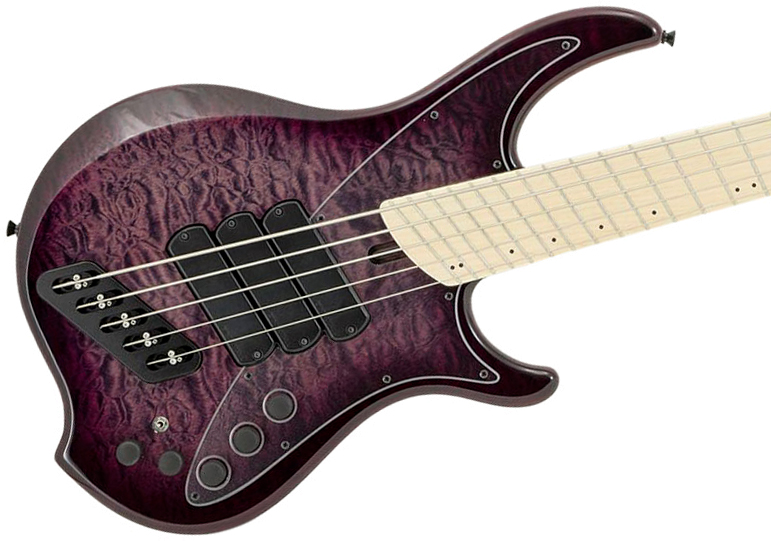 Dingwall Combustion Nashville Cn3 5c 3pu Active Mn - Ultraviolet Burst - Basse Électrique Solid Body - Variation 1