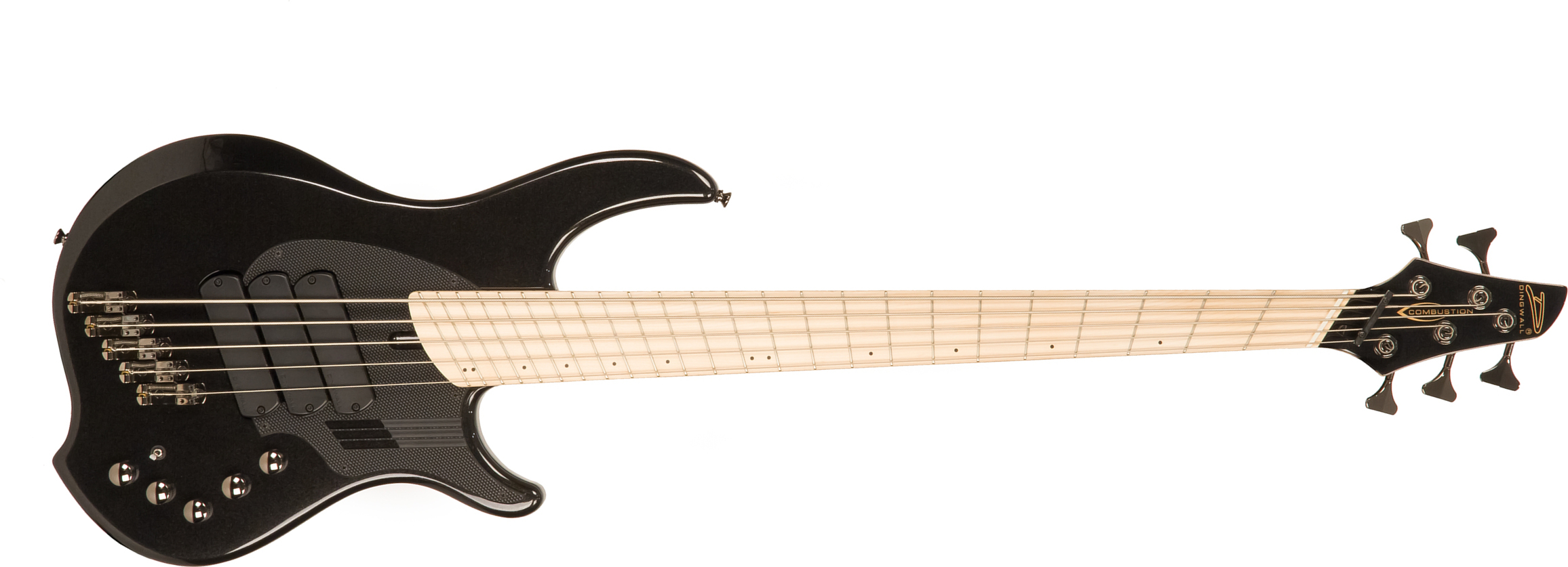 Dingwall Adam Nolly Getgood Ng3 5c Signature 3pu Active Mn - Metallic Black - Basse Électrique Solid Body - Main picture