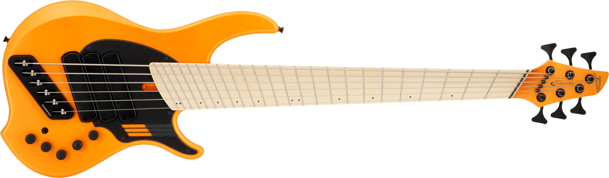 Dingwall Adam Nolly Getgood Ng3 6c Signature 3pu Active Mn - Matte Lambo Orange - Basse Électrique Solid Body - Main picture