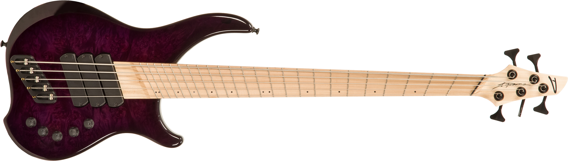 Dingwall Afterburner I 5 3-pickups Mn - Faded Purple Burst - Basse Électrique Solid Body - Main picture