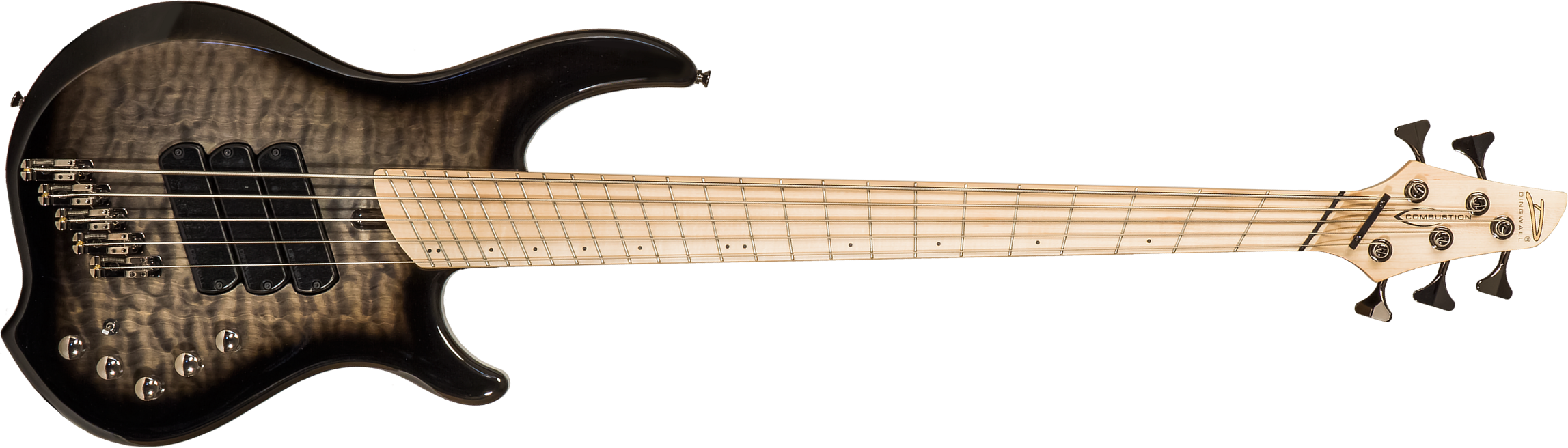 Dingwall Combustion Cb3 5c 3pu Active Mn - 2-tone Blackburst - Basse Électrique Solid Body - Main picture