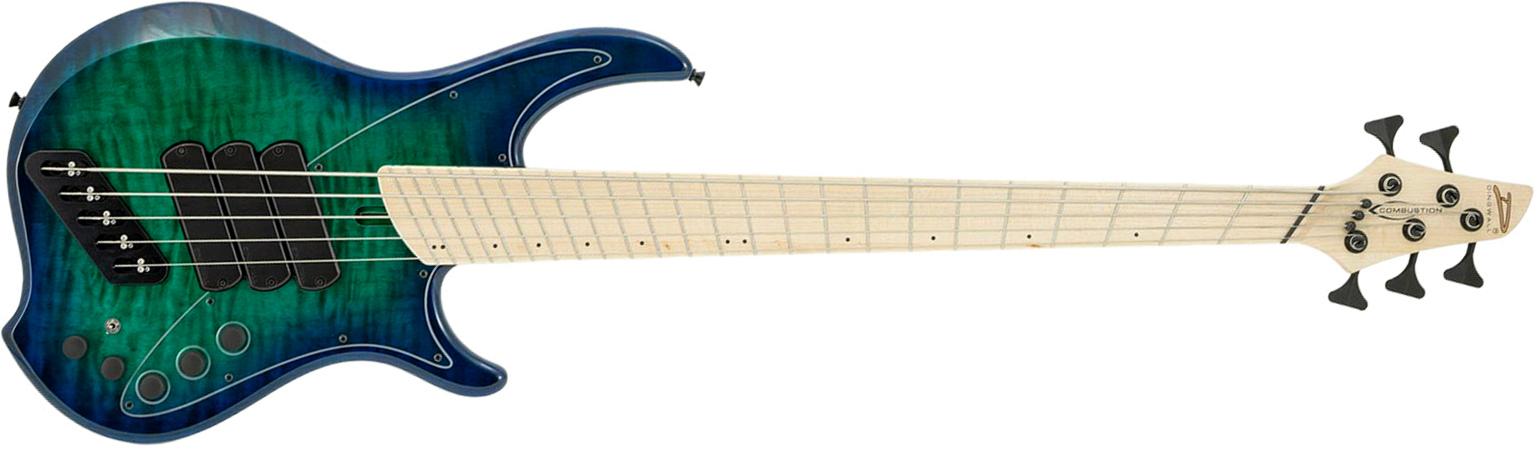 Dingwall Combustion Nashville Cn3 5c 3pu Active Mn - Whalepool Burst - Basse Électrique Solid Body - Main picture
