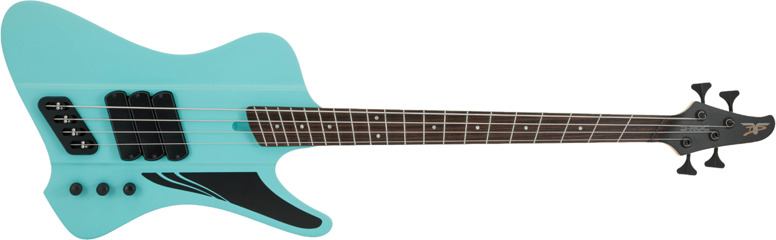 Dingwall D-roc Standard-3 4c 3pu Active Pf - Matte Celestial Blue - Basse Électrique Solid Body - Main picture