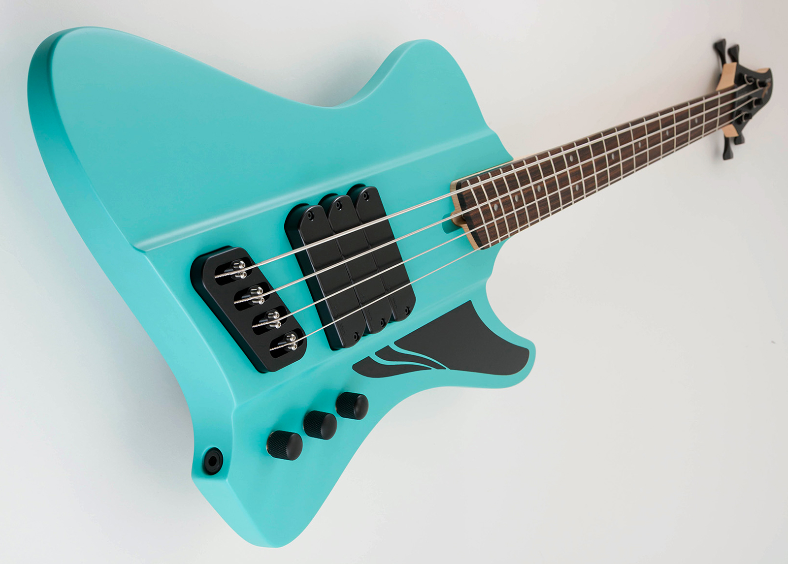 Dingwall D-roc Standard-3 4c 3pu Active Pf - Matte Celestial Blue - Basse Électrique Solid Body - Variation 1