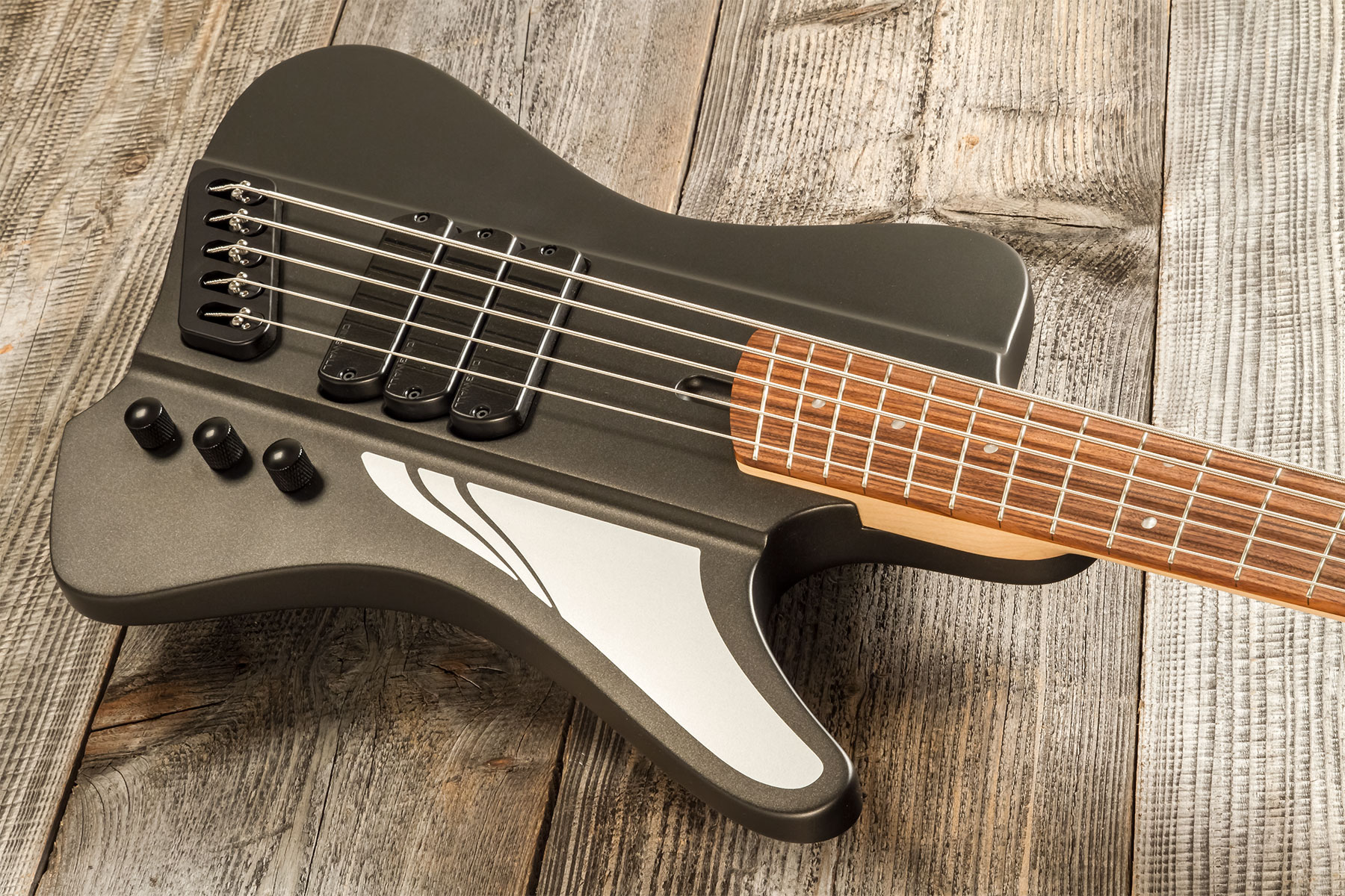 Dingwall D-roc Standard-3 5c 3pu Active Pf - Black Matte - Basse Électrique Solid Body - Variation 2