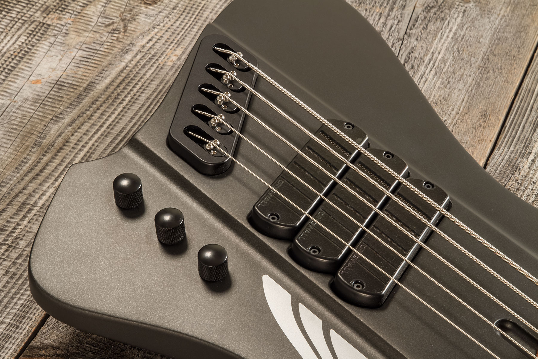 Dingwall D-roc Standard-3 5c 3pu Active Pf - Black Matte - Basse Électrique Solid Body - Variation 3