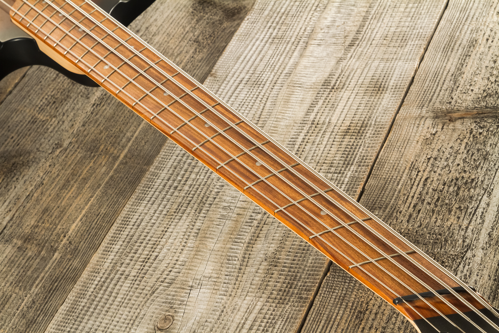 Dingwall D-roc Standard-3 5c 3pu Active Pf - Vintage Burst Matte - Basse Électrique Solid Body - Variation 5