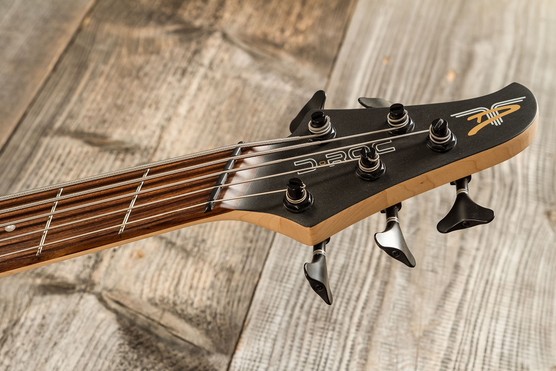 Dingwall D-roc Standard-3 5c 3pu Active Pf - Black Matte - Basse Électrique Solid Body - Variation 8