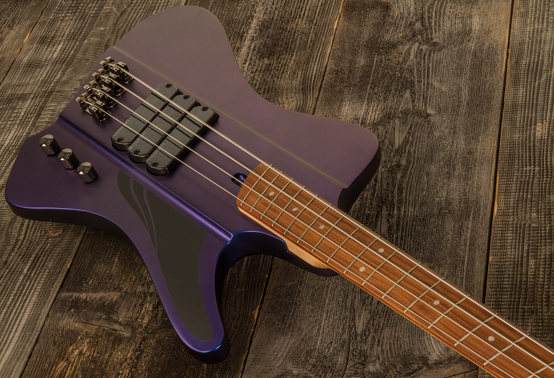 Dingwall D-roc Standard 4c 3-pickups Pf - Blue To Purple Colorshift - Basse Électrique Solid Body - Variation 1