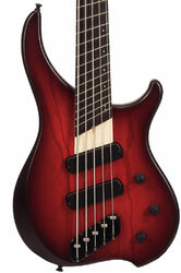 Basse électrique solid body Dingwall Afterburner ABZ 2-Pickups 5-String (WEN) +Bag - Trans redburst satin
