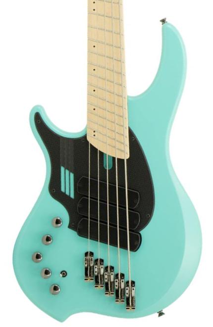 Basse électrique solid body Dingwall Adam Nolly Getgood NG3 3-Pickups LH (5-String, MN) - Matte Celestial Blue