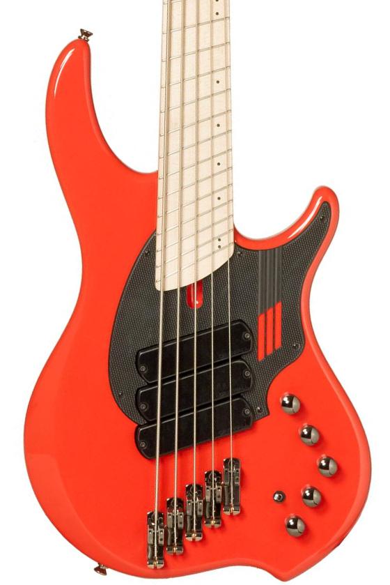 Basse électrique solid body Dingwall Adam Nolly Getgood NG3 5 3-Pickups (MN) - fiesta red