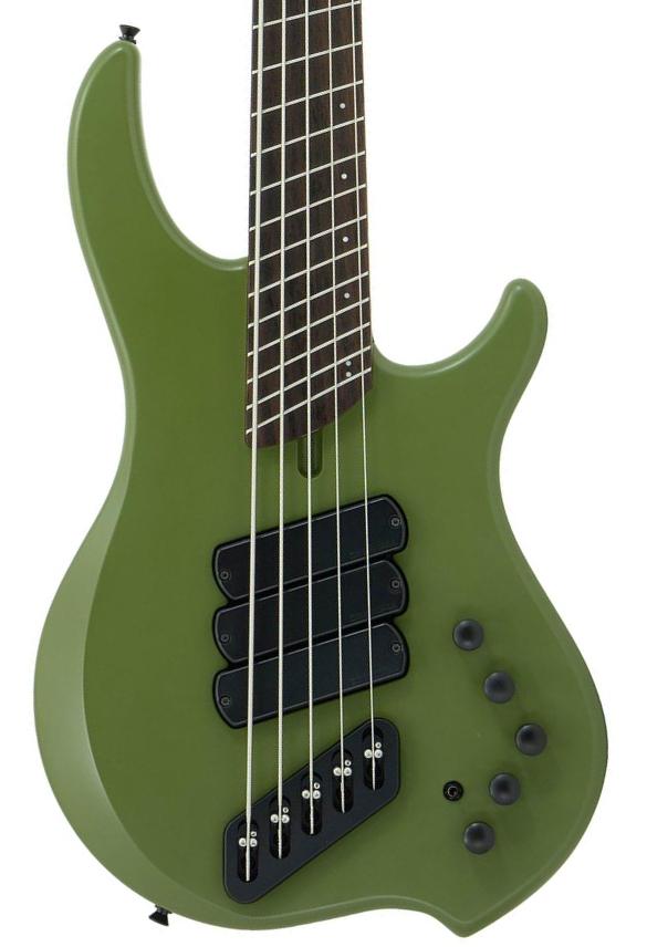 Basse électrique solid body Dingwall Kyle Konkiel Combustion 5-String Ltd - Matte Army Green