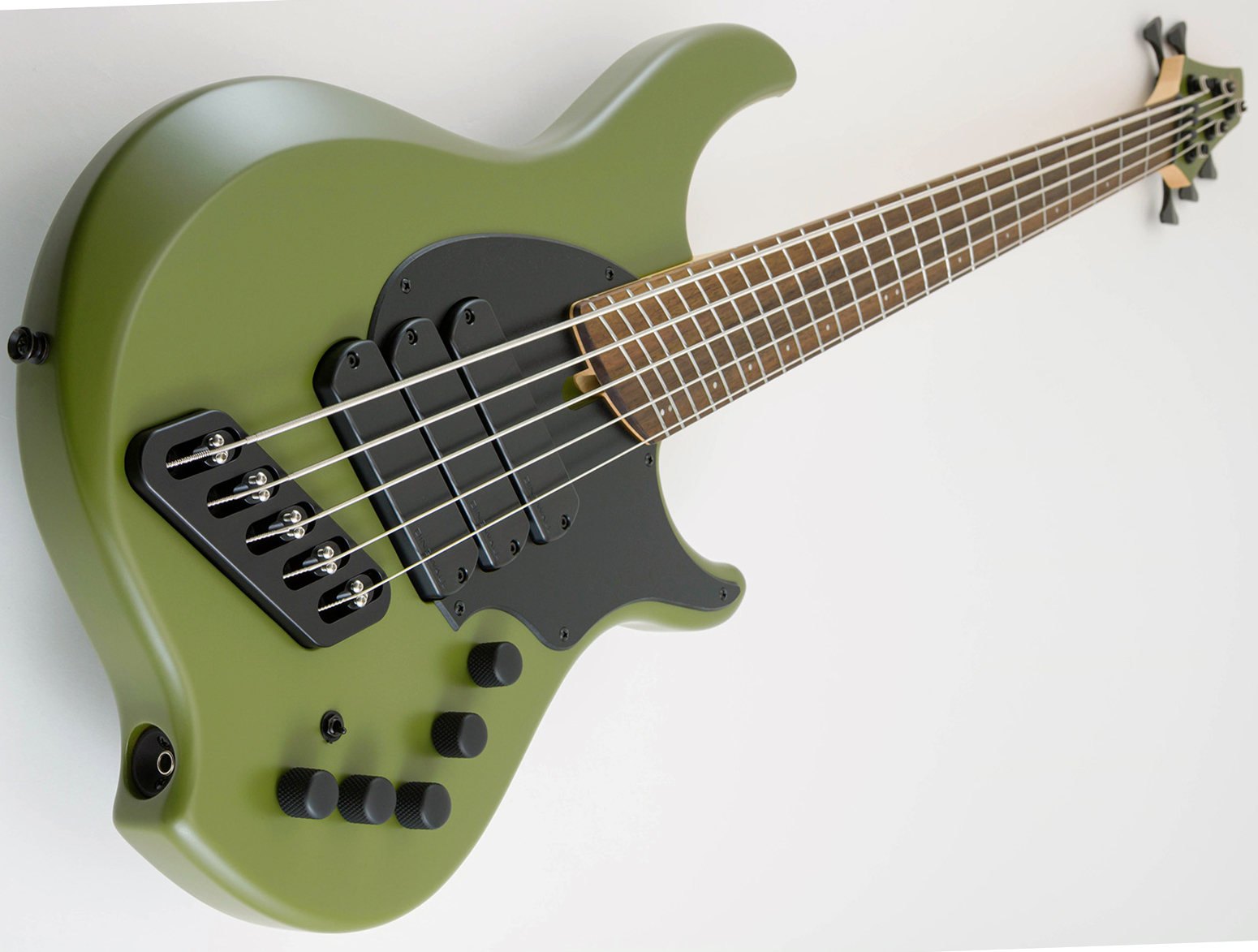 Dingwall Kyle Konkiel Combustion 5c 3pu Active Rw - Matte Army Green - Basse Électrique Solid Body - Variation 1