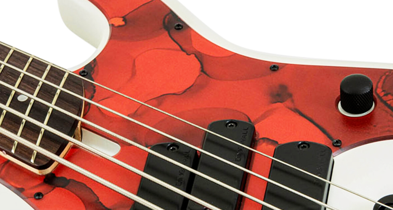 Dingwall Sp1 5c Rw - Ducati Pearl White - Basse Électrique Solid Body - Variation 2