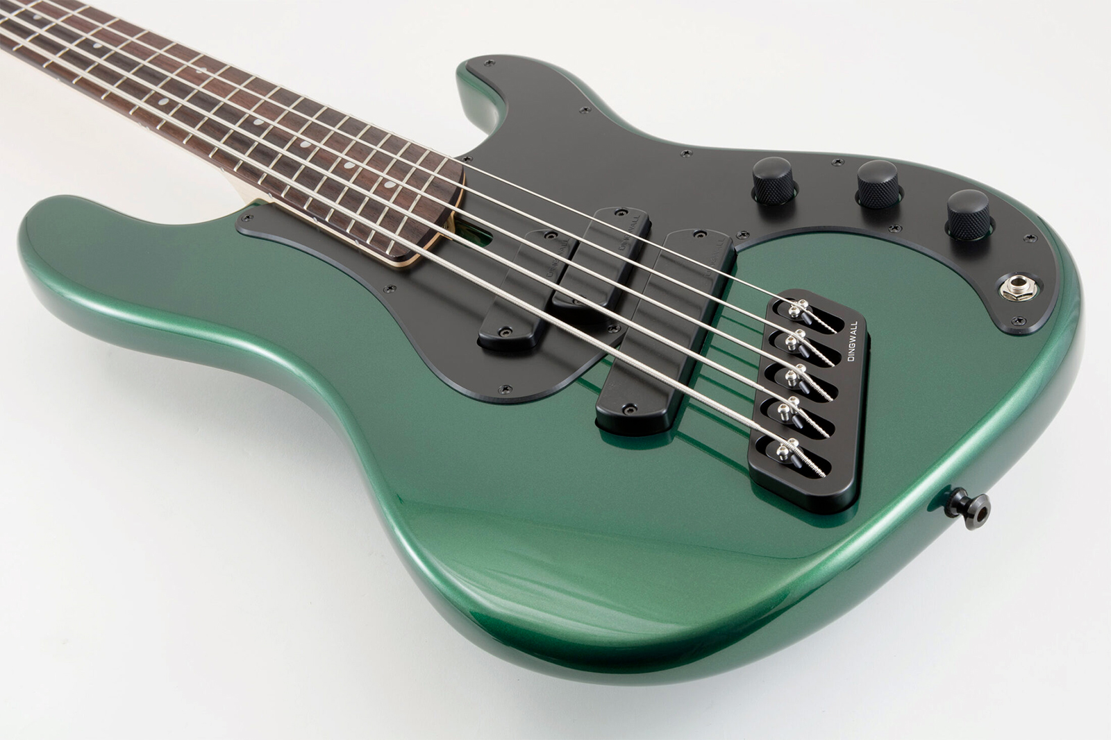 Dingwall Super P Sp1 5c Rw - Gloss Dark Candy Green - Basse Électrique Solid Body - Variation 2