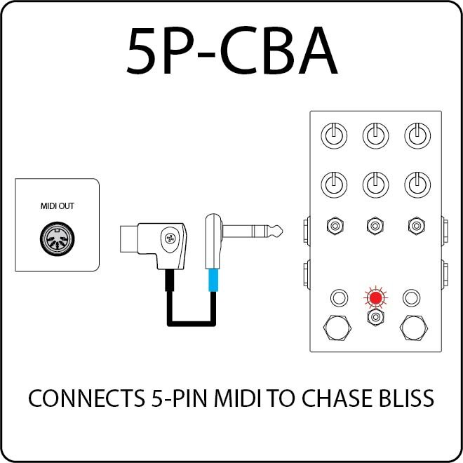 Disaster Area 5p-cba Midi To Chase Bliss Cable - CÂble - Variation 1