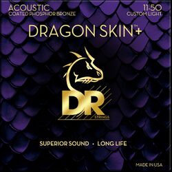 DRAGON SKIN+ Core Technology Coated Wrap Phosphore Bronze 11-50