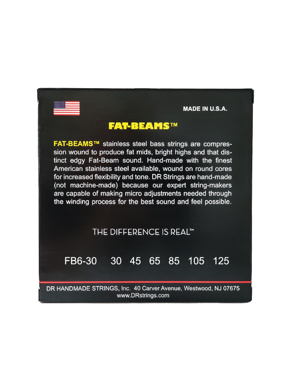 Dr Fat-beams Stainless Steel 30-125 - Cordes Basse Électrique - Variation 2