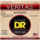 VTA-11 VERITAS Coated Core Custom Light 11-50 - jeu de 6 cordes