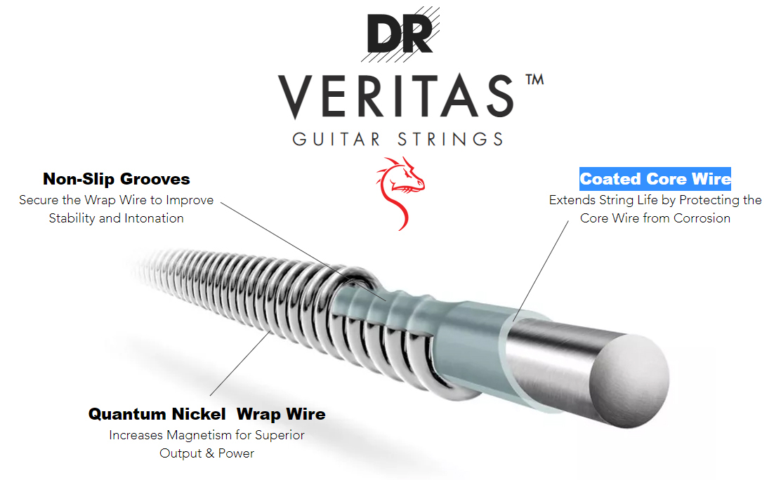 Dr Vte-9/46 Veritas Electric Guitar 6c 9-46 - Cordes Guitare Électrique - Variation 2